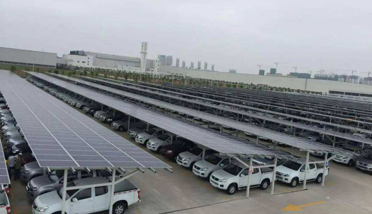 100千瓦光伏停車場投資多少,停車坪搭建光伏違建嗎